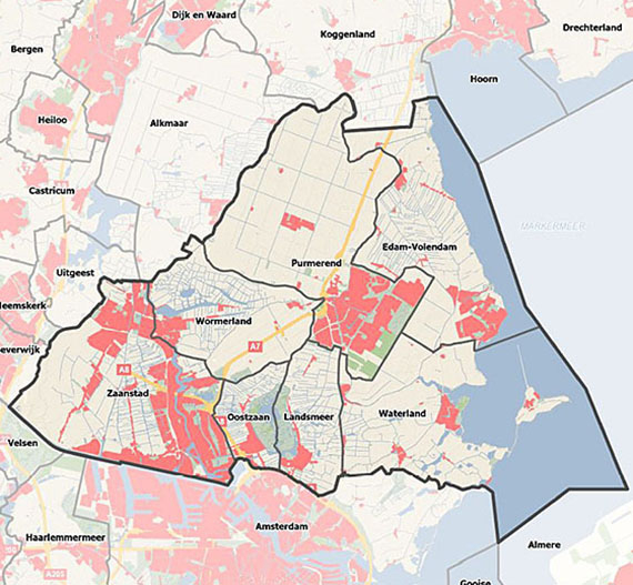 Zaanstreek Waterland gebied1